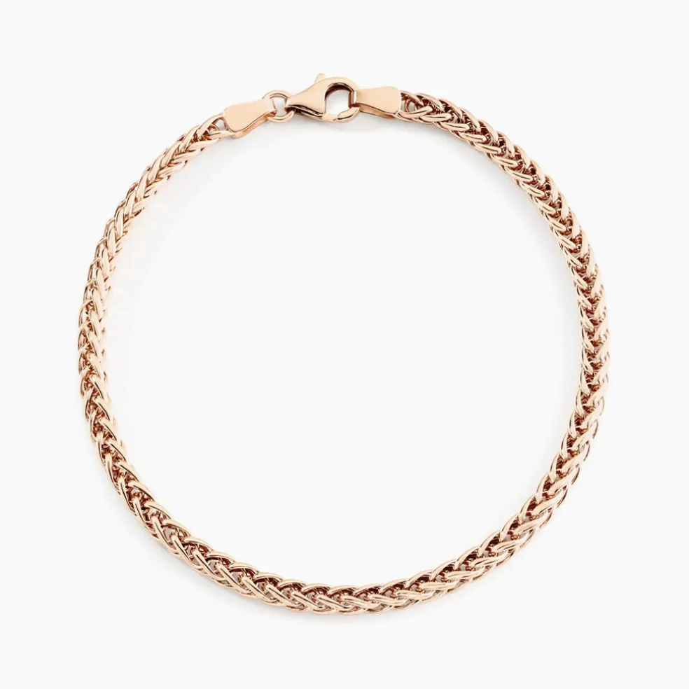 Bracelet Jolien Maille Spiga Or Rose