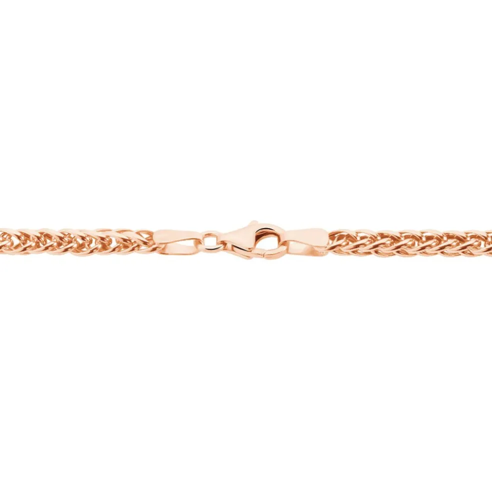 Bracelet Jolien Maille Spiga Or Rose