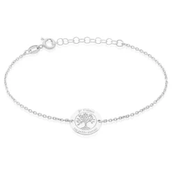 Bracelet Jollene Argent Blanc