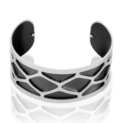 Bracelet Jonc Acier Blanc