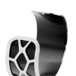 Bracelet Jonc Acier Blanc