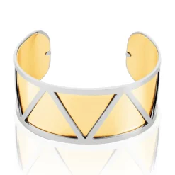 Bracelet Jonc Acier Blanc