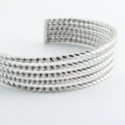Bracelet Jonc Acier Blanc Anthonyn