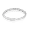 Bracelet Jonc Andie Argent Blanc Oxyde De Zirconium
