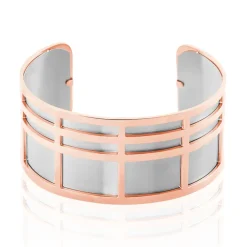 Bracelet Jonc Andria Acier Rose