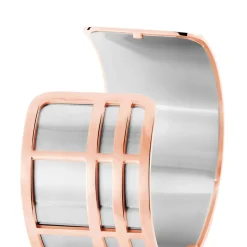 Bracelet Jonc Andria Acier Rose