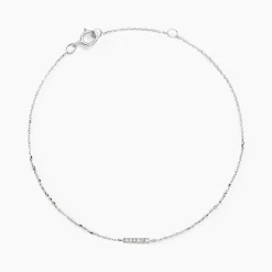 Bracelet Jonc Aprhodisia Blanc Diamant Blanc
