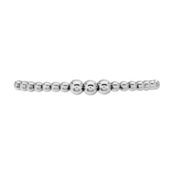 Bracelet Jonc Atlantis Argent Blanc
