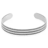 Bracelet Jonc Ayo Argent Blanc