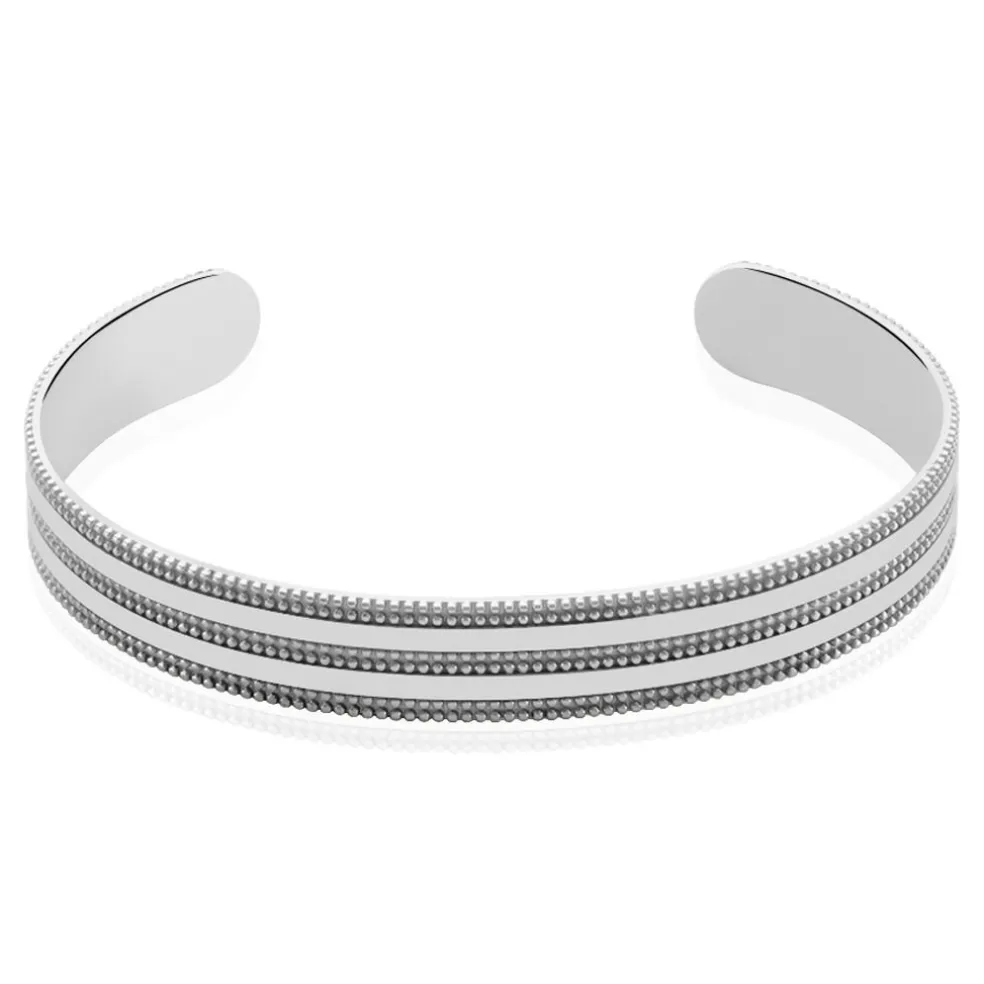 Bracelet Jonc Ayo Argent Blanc
