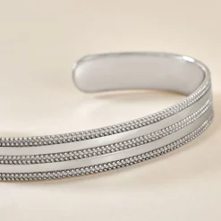 Bracelet Jonc Ayo Argent Blanc