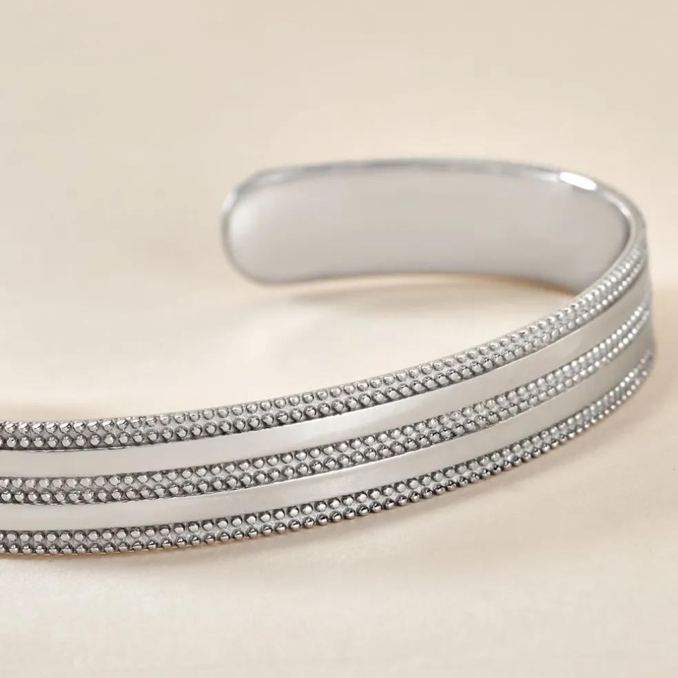 Bracelet Jonc Ayo Argent Blanc