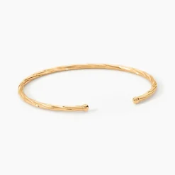 Bracelet Jonc Bohemian Plaqué Or Jaune