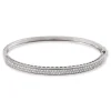 Bracelet Jonc Clélya Argent Blanc Oxyde De Zirconium