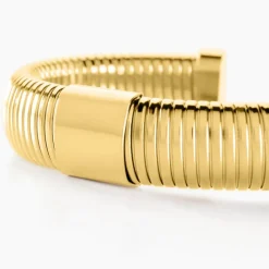 Bracelet Jonc Dafnie Acier Jaune