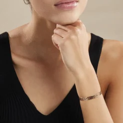 Bracelet Jonc Edmoneae Plaqué Or Jaune