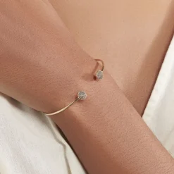 Bracelet Jonc Eryne Or Jaune