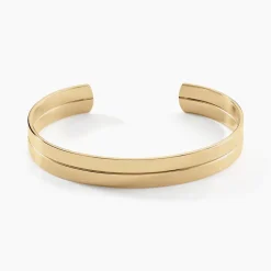 Bracelet Jonc Jeanne-lise Plaqué Or Jaune