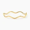 Bracelet Jonc Jennie Ondule Or Jaune