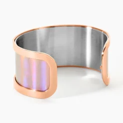 Bracelet Jonc Kayssi Acier Rose