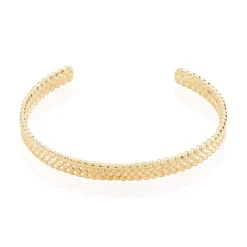 Bracelet Jonc Lilya Plaqué Or Jaune