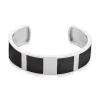Bracelet Jonc Milo Argent Blanc