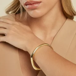 Bracelet Jonc Minya Acier Jaune