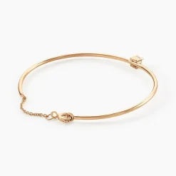 Bracelet Jonc Plaqué Or Jaune Nilay Oxyde De Zirconium