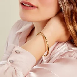 Bracelet Jonc Seville Acier Jaune