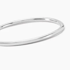 Bracelet Jonc Tabata Argent Blanc