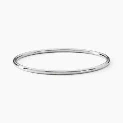Bracelet Jonc Tabata Argent Blanc