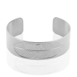 Bracelet Jonc Tia Acier Blanc