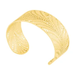 Bracelet Jonc Wilson Acier Dore