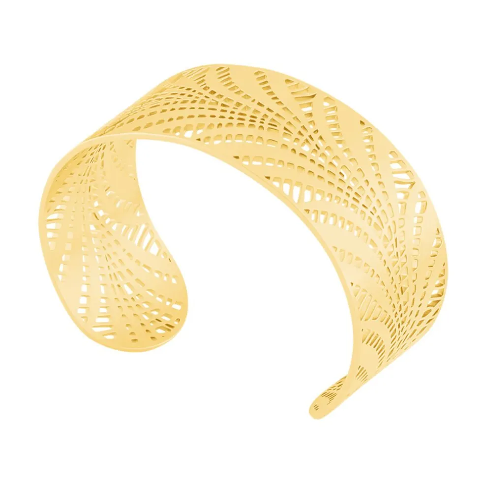 Bracelet Jonc Wilson Acier Dore