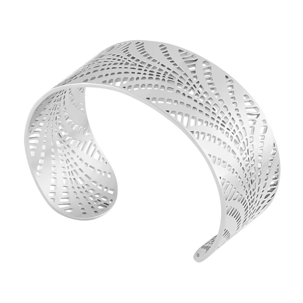 Bracelet Jonc Wilson Acier Blanc