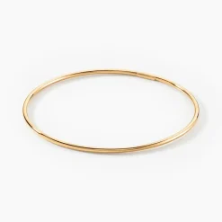 Bracelet Jonc Xylina Fil Rond Lisse Or Jaune