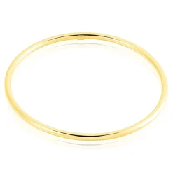 Bracelet Jonc Xylina Fil Rond Lisse Or Jaune
