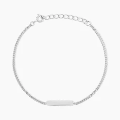 Bracelet Jordana Argent Blanc