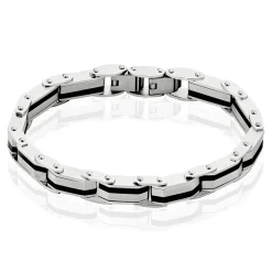 Bracelet Jordi Acier Bicolore