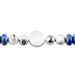 Bracelet Jourdan 1921 Acier Blanc 艙il De Tigre