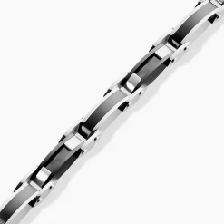 Bracelet Jourdan Aaron Acier Argenté