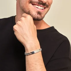 Bracelet Jourdan Acier Gris