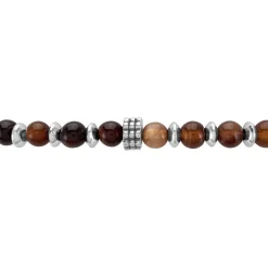 Bracelet Jourdan Acier Gris Agate