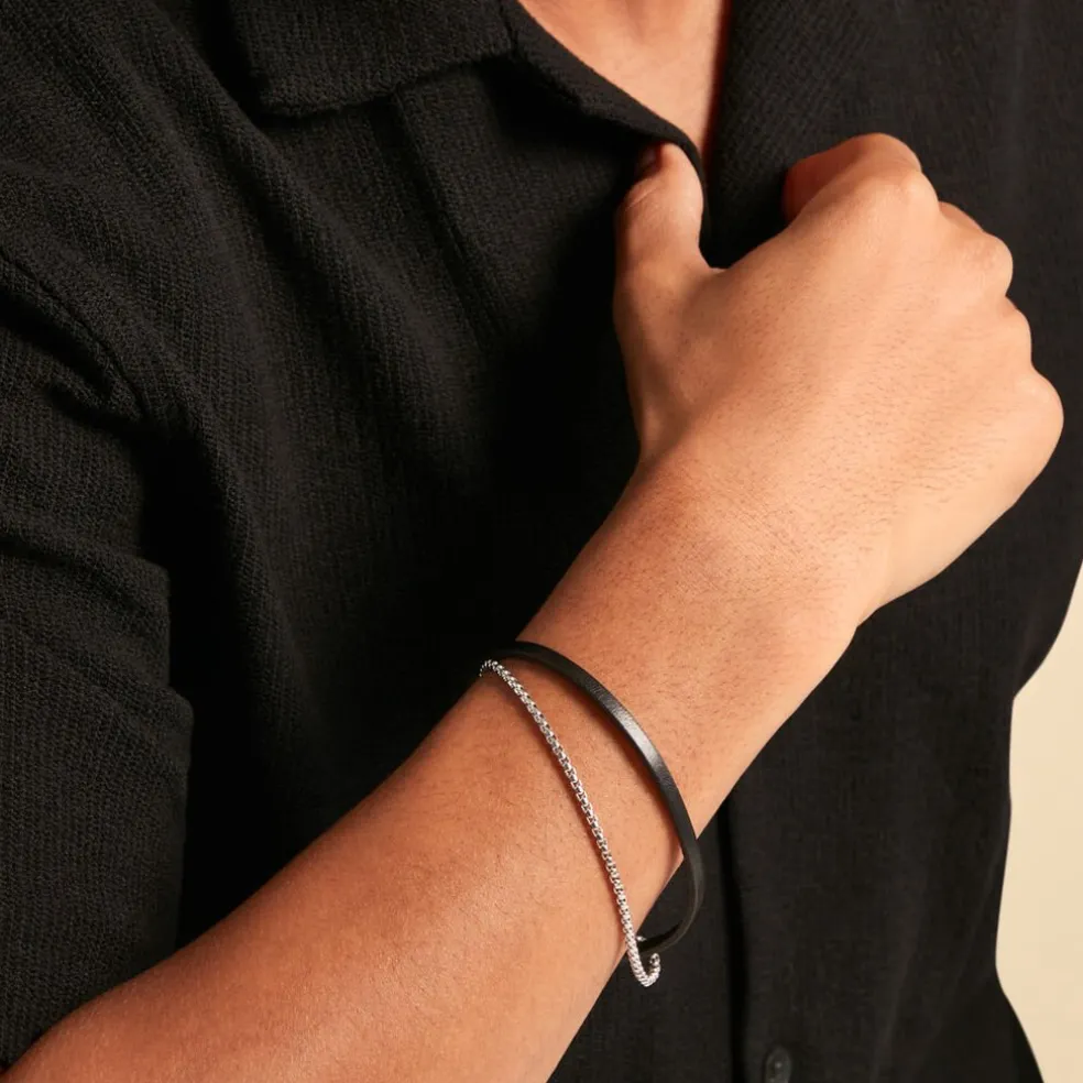 Bracelet Jourdan Arpad Acier Argenté