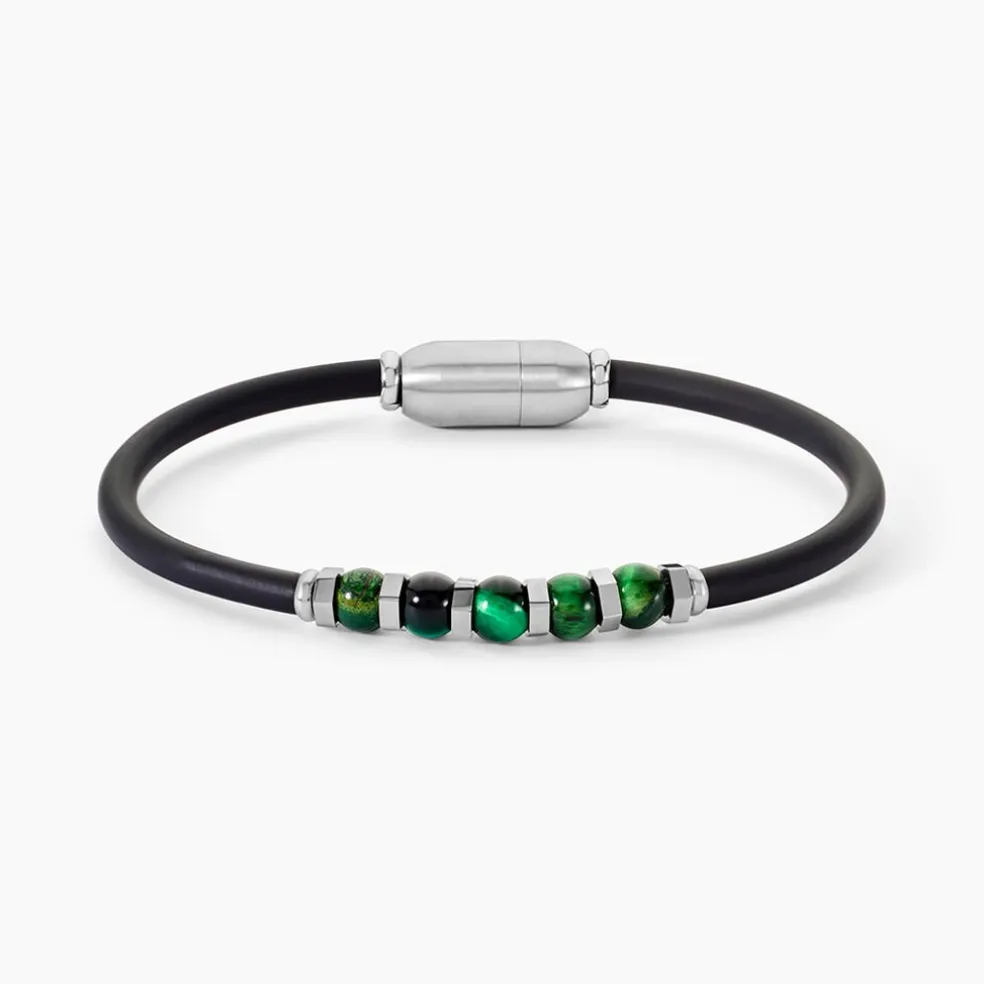 Bracelet Jourdan Caoutchouc Noir