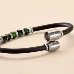 Bracelet Jourdan Caoutchouc Noir