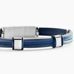 Bracelet Jourdan Caoutchouc Noir