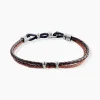 Bracelet Jourdan Colibri Acier Marron