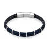 Bracelet Jourdan Cuir Noir