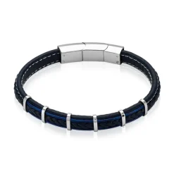 Bracelet Jourdan Cuir Noir